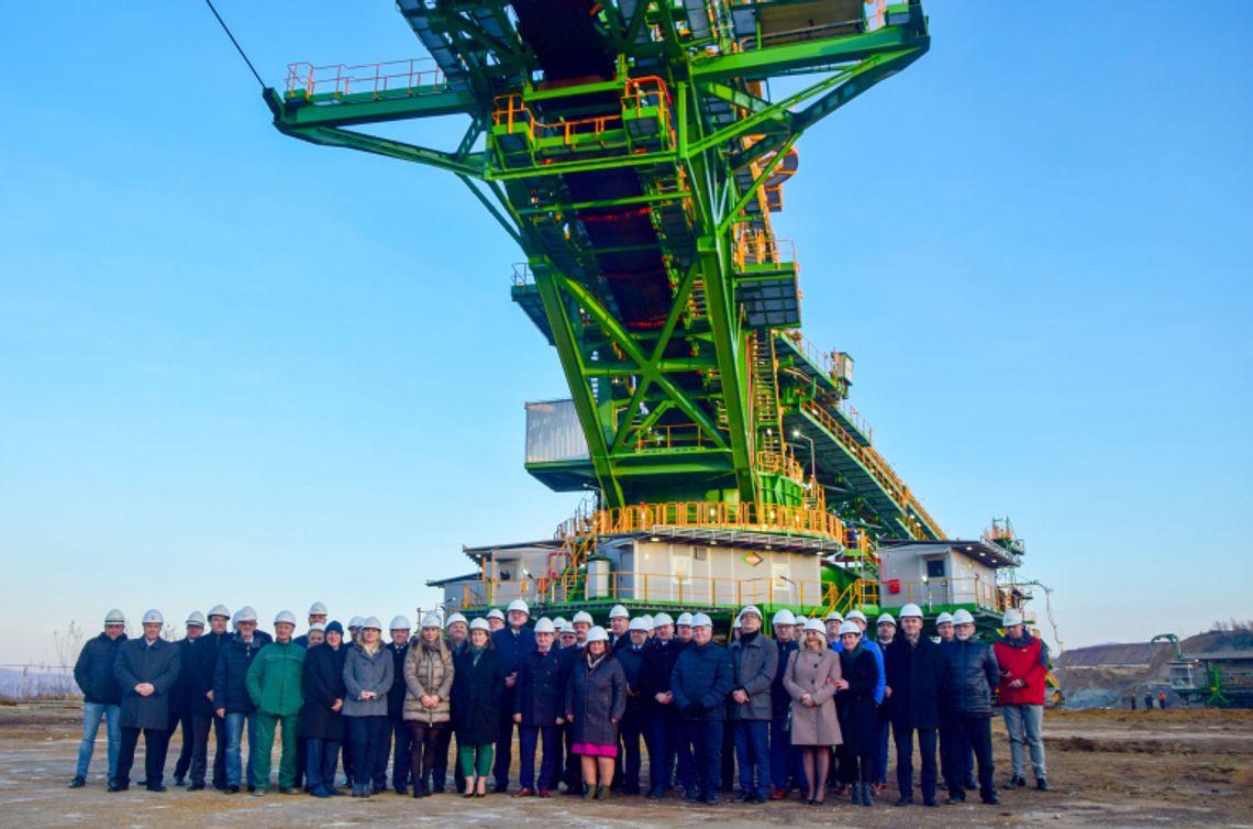Gigantyczna maszyna górnicza będzie pracować w w Kopalni Węgla Brunatnego Turów