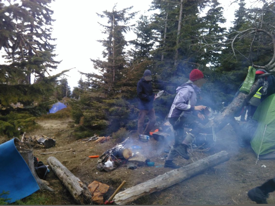 Grill w samym środku Karkonoskiego Parku Narodowego