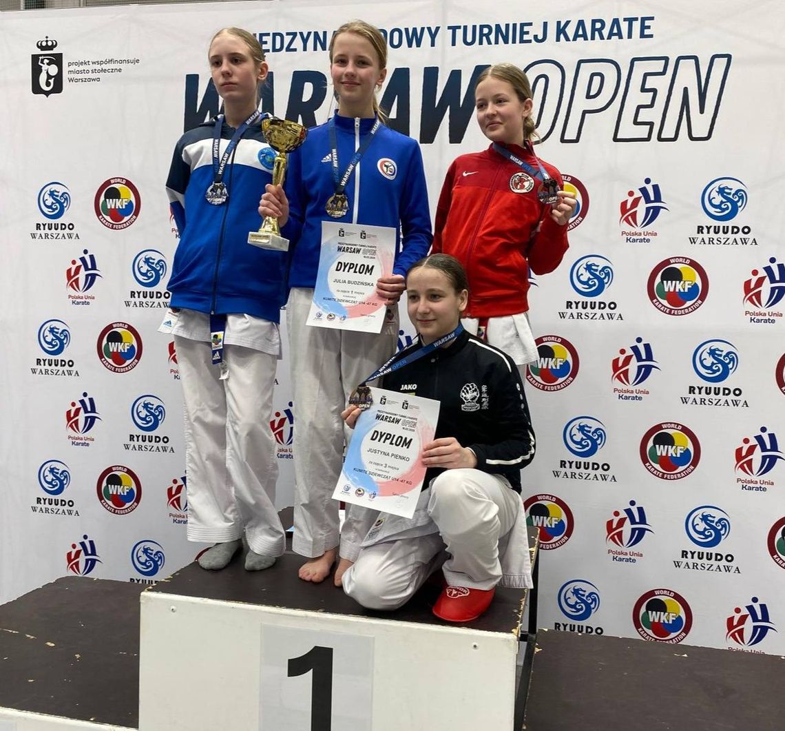 Historyczne zwycięstwo Julii Budzińskiej na III Warsaw Open Karate WKF