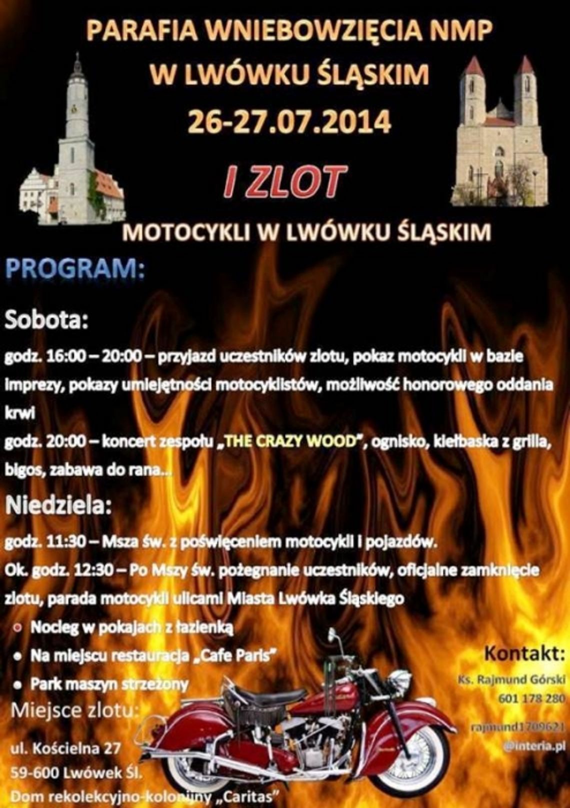 I Zlot Motocykli w Lwówku Śląskim