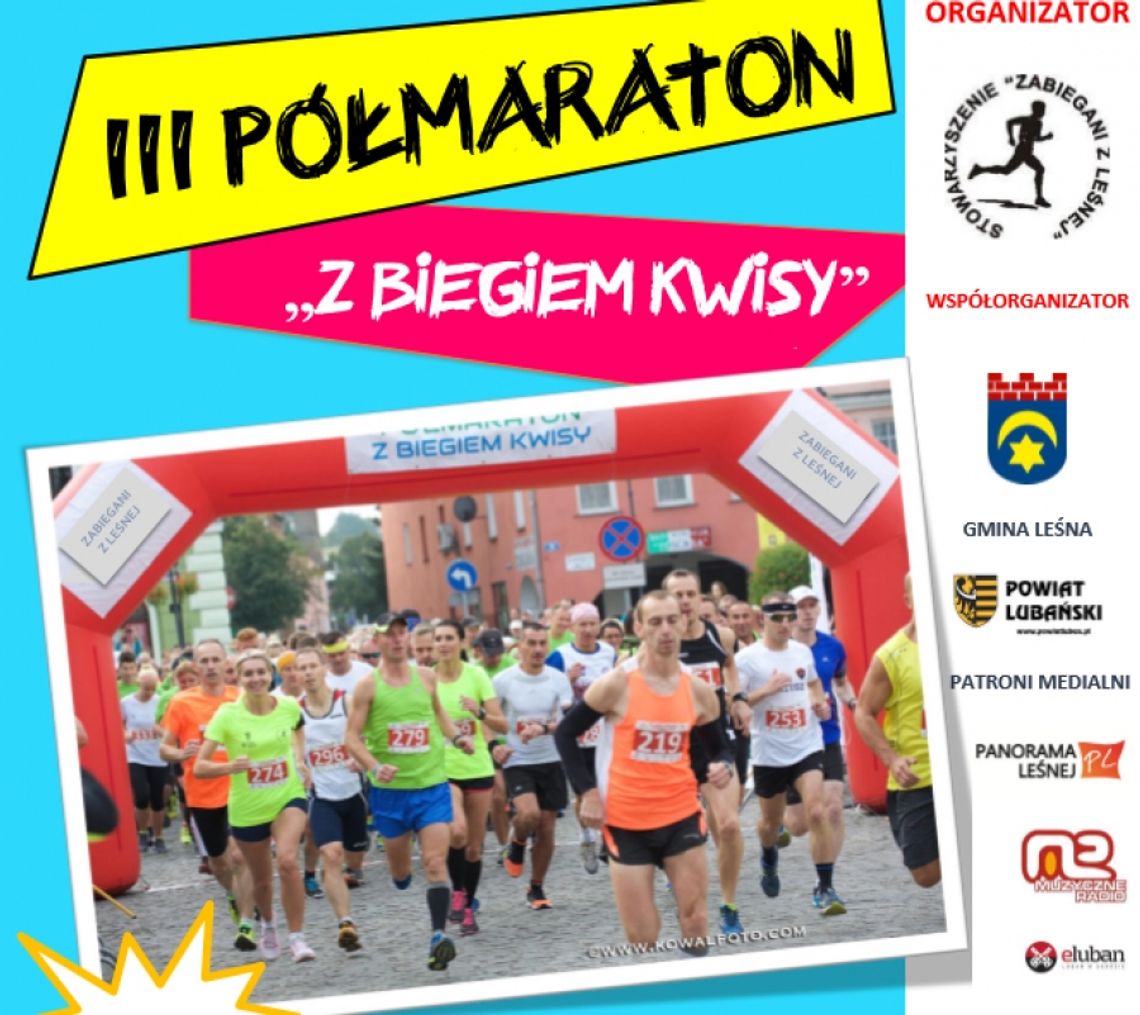 III Imakon Półmaraton „Z BIEGIEM KWISY”