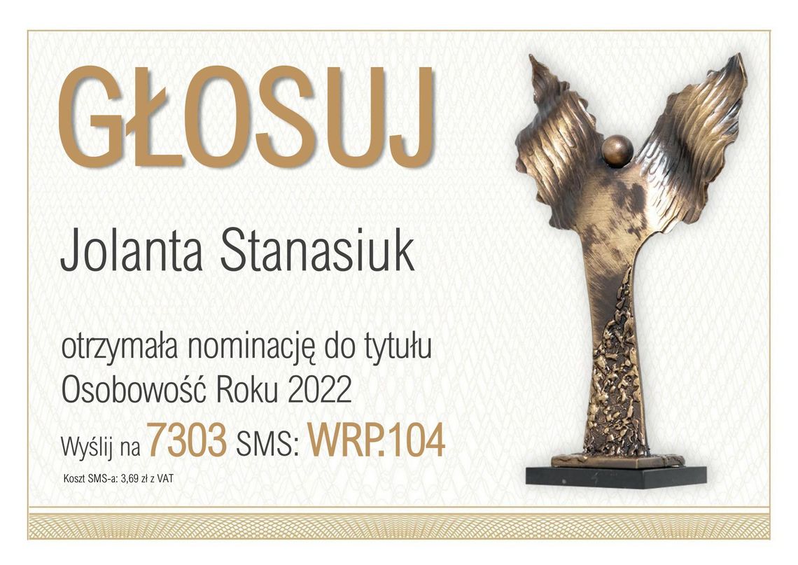 Jolanta Stanasiuk, lubańska radna nominowana w plebiscycie Gazety Wrocławskiej
