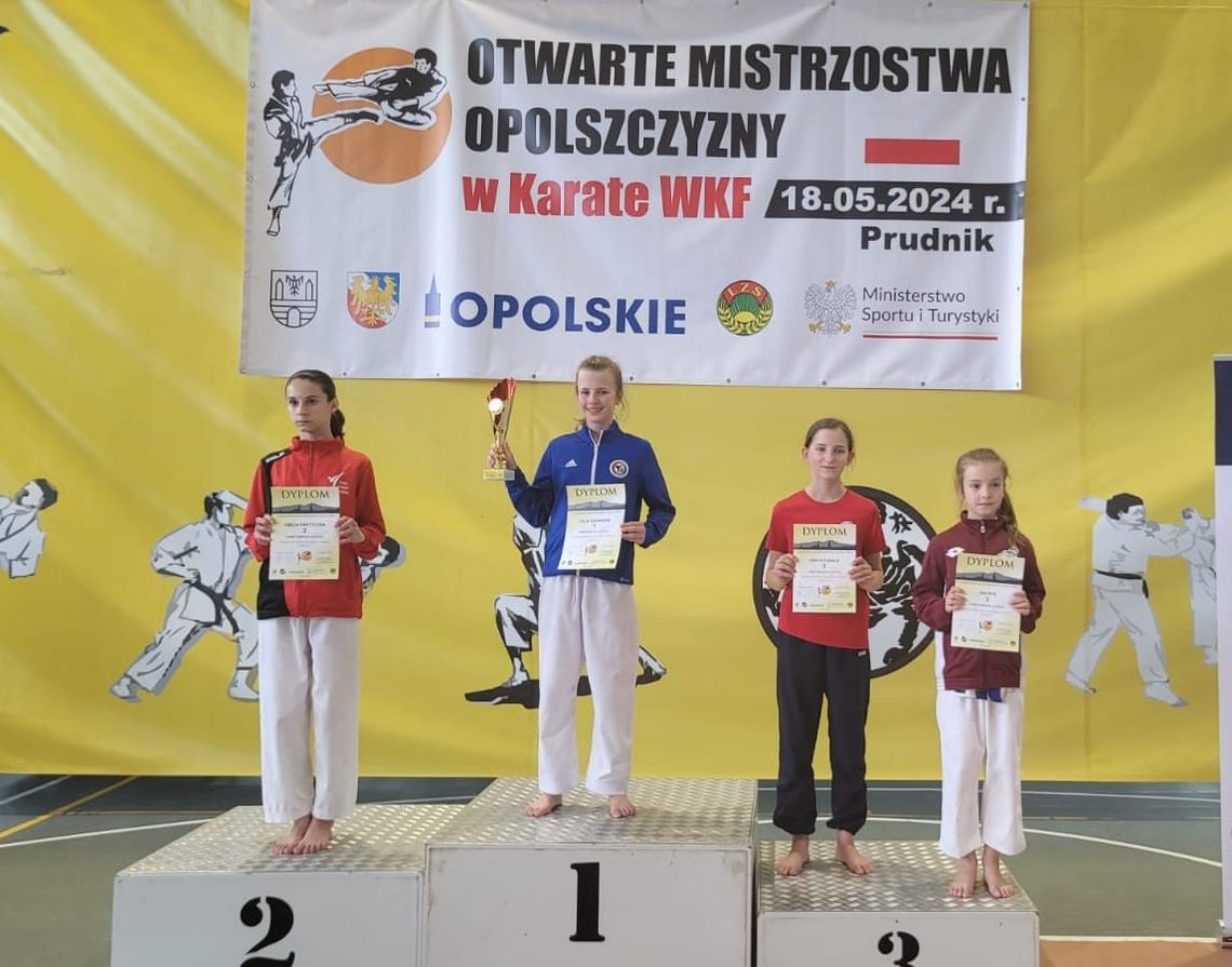 Julia Budzińska triumfuje na Otwartych Mistrzostwach Opolszczyzny w Karate WKF