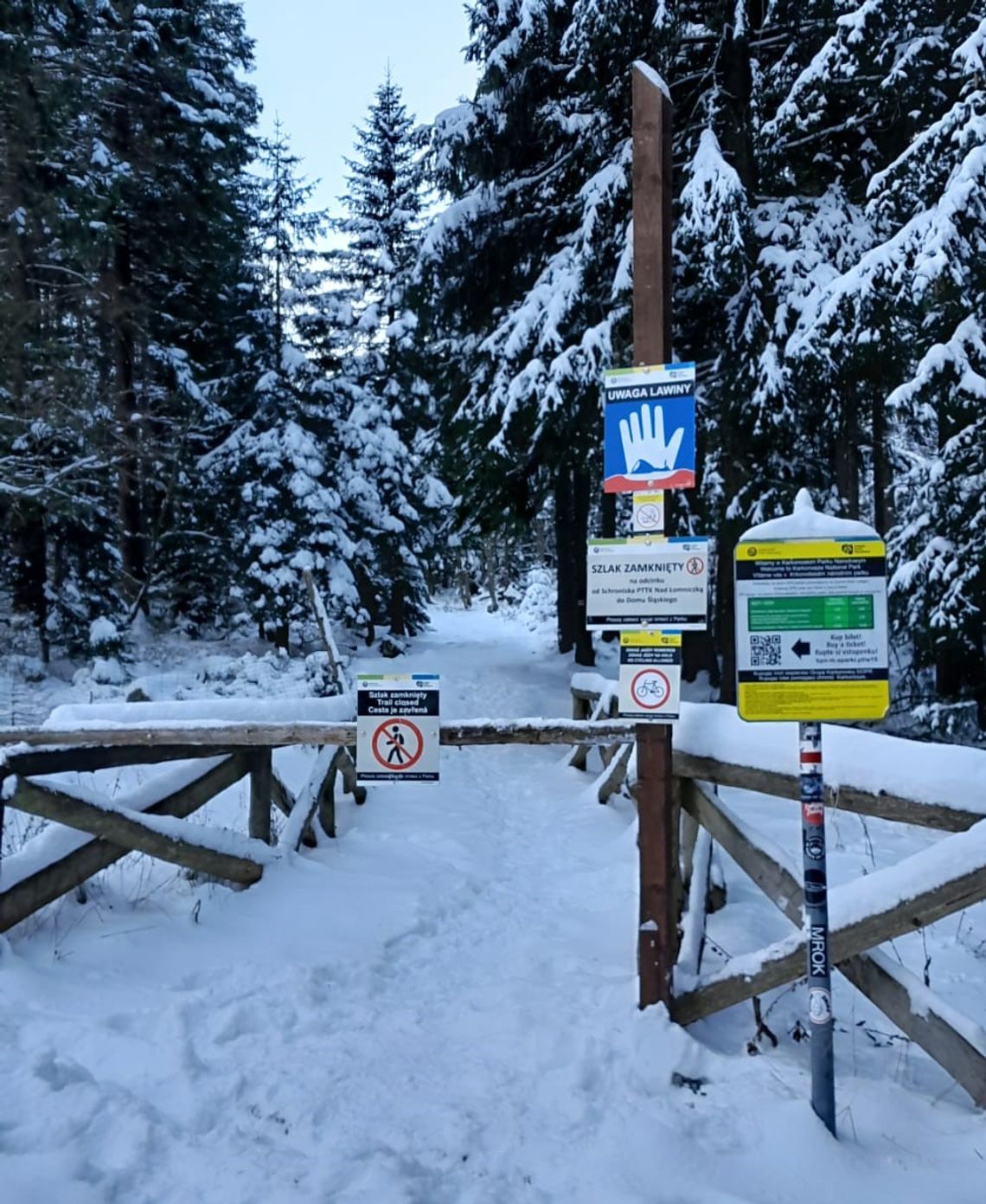 Karkonoski Park Narodowy zamknął dwa letnie szlaki