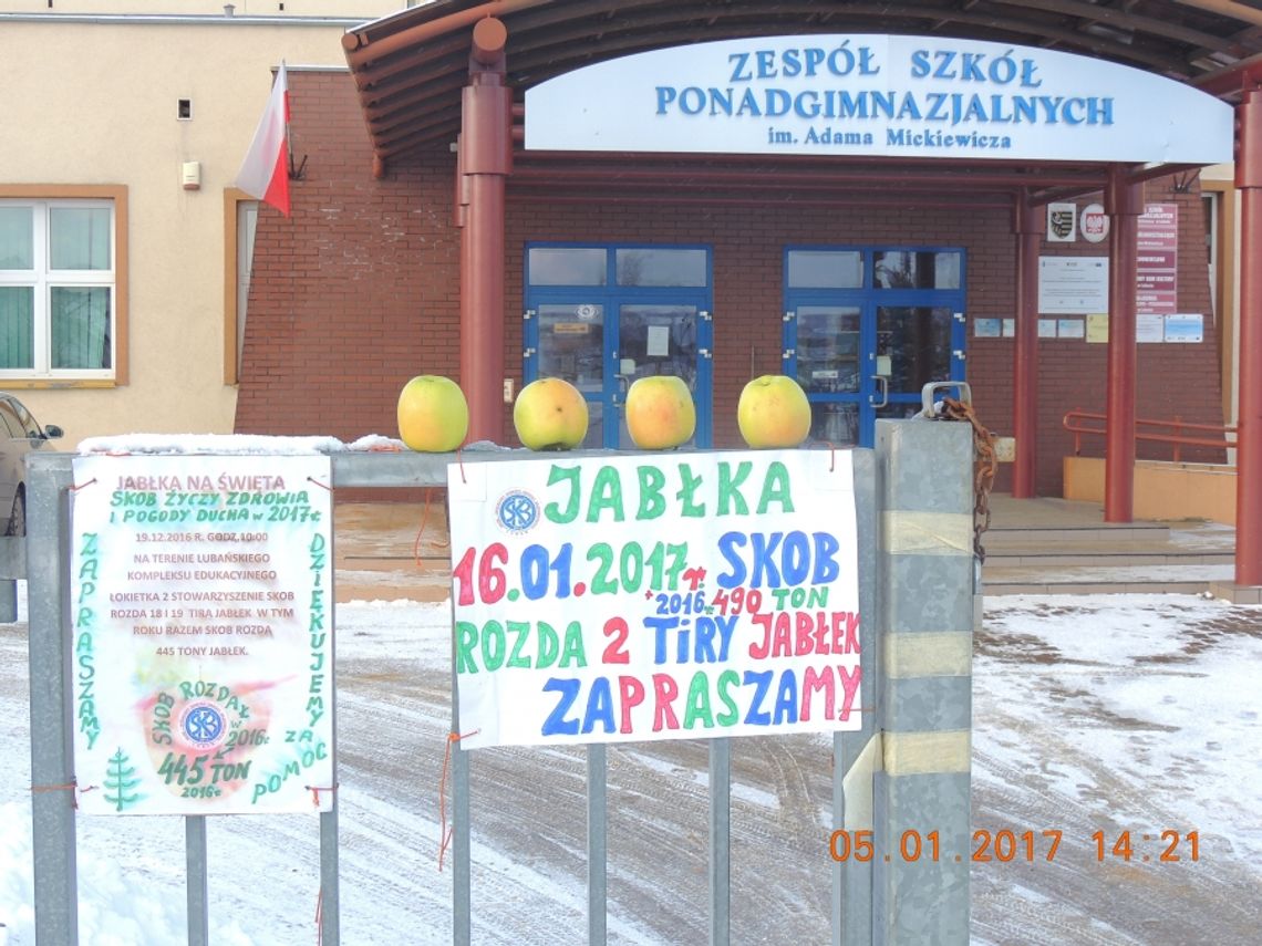 Kolejna dostawa jabłek