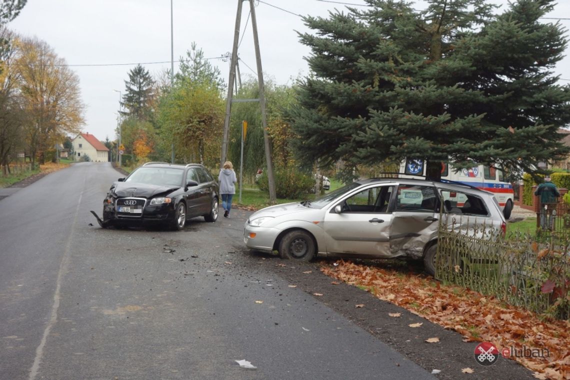 Kolizja na nowo wyremontowanej drodze