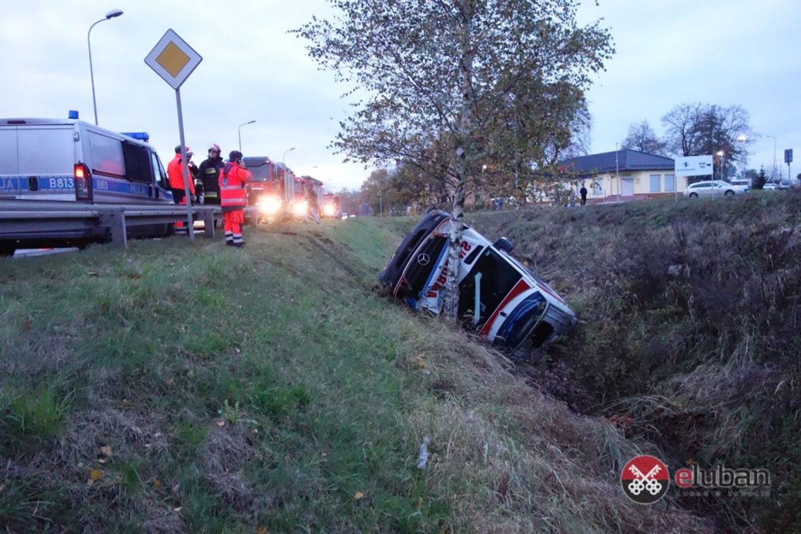 Kolizja z udziałem karetki pogotowia ratunkowego