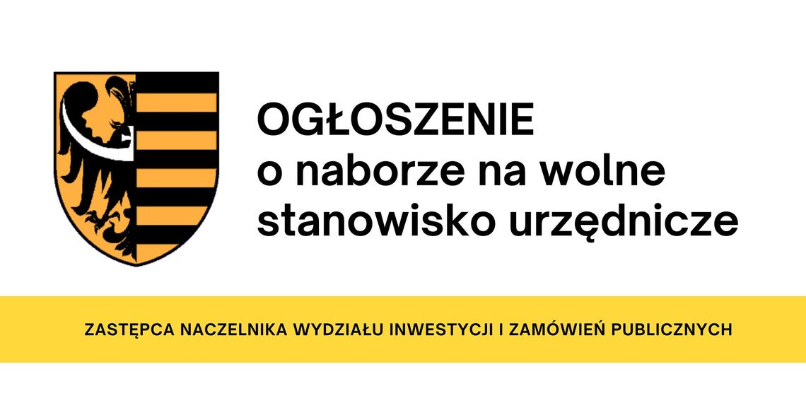 Starostwo Powiatowe w Lubaniu szuka zastępcy naczelnika