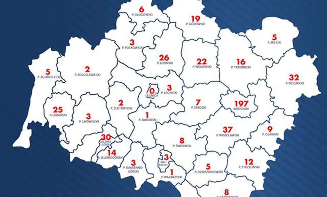 Koronawirus. Dane z Dolnego Śląska