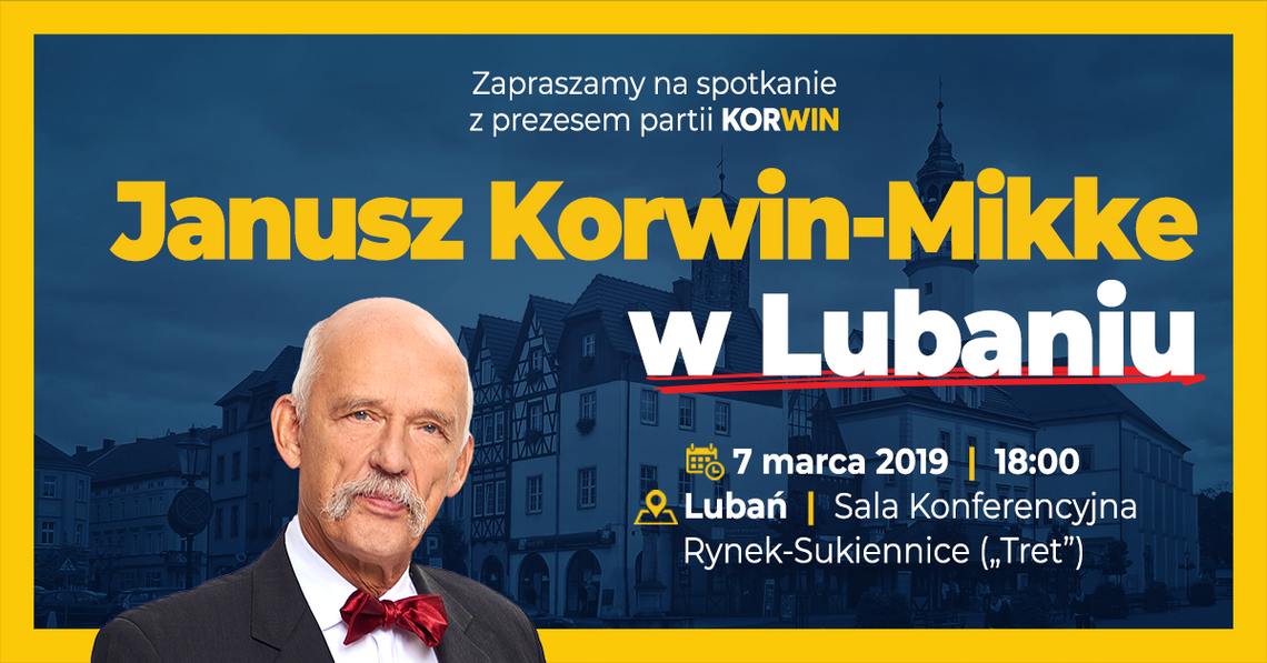 Korwin-Mikke w Lubaniu