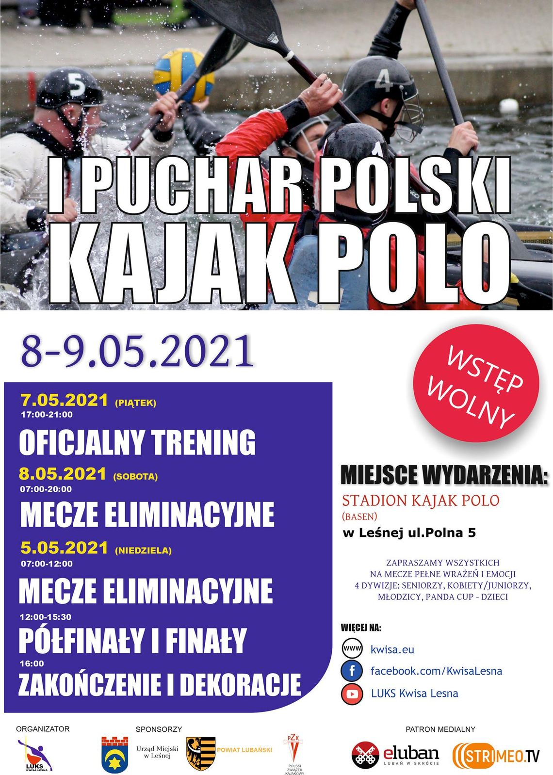 Leśna. I Puchar Polski w Kajak Polo