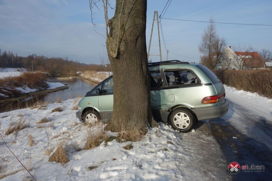 Lód na bocznych drogach