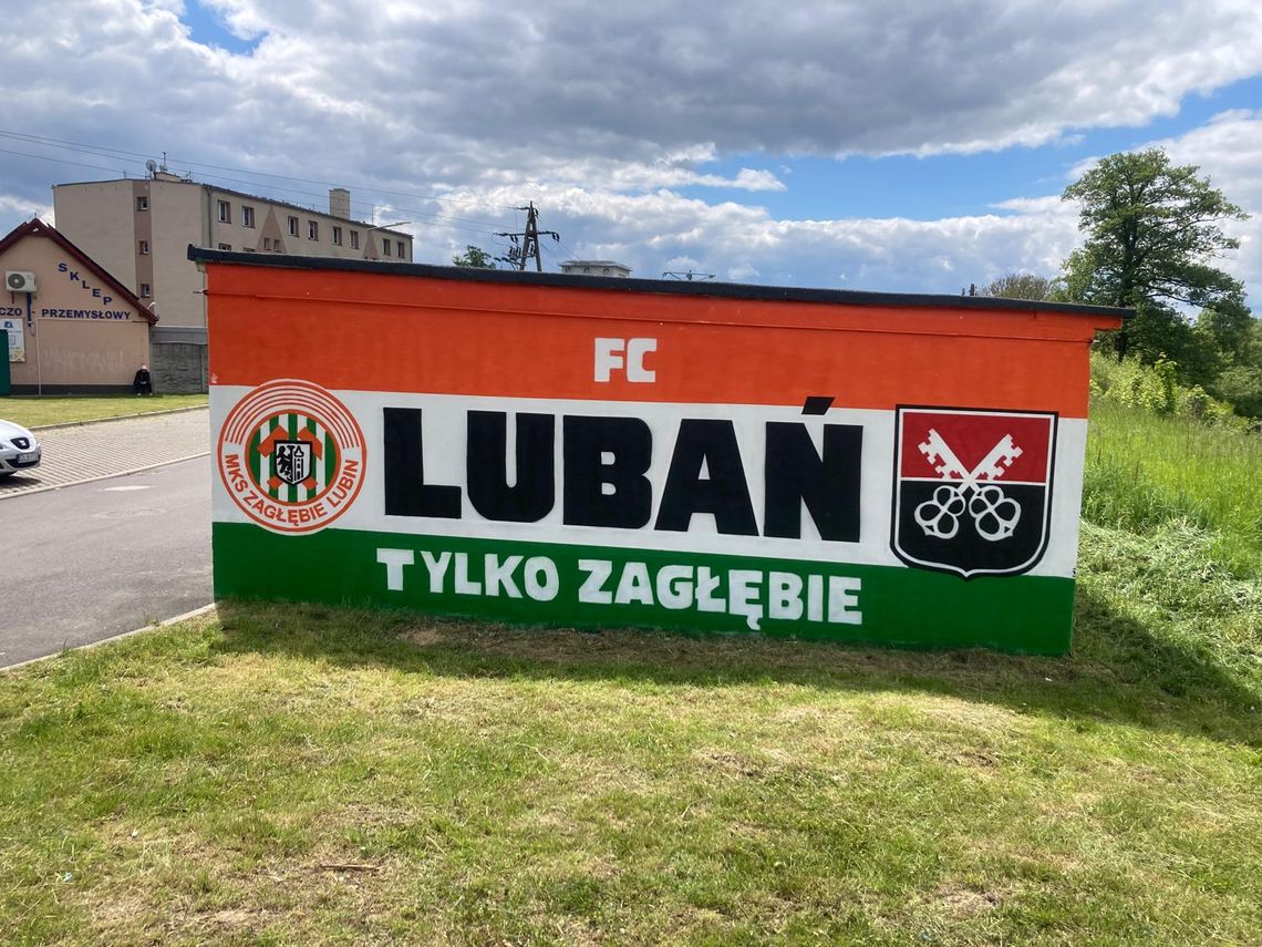 Lubań kibicuje Miedziowym. Nowe graffiti i wyjazd do Lubina na zakończenie sezonu