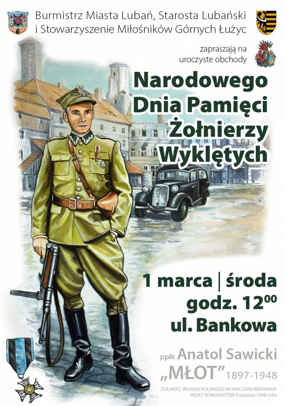Lubań. Obchody Narodowego Dnia Pamięci Żołnierzy Wyklętych