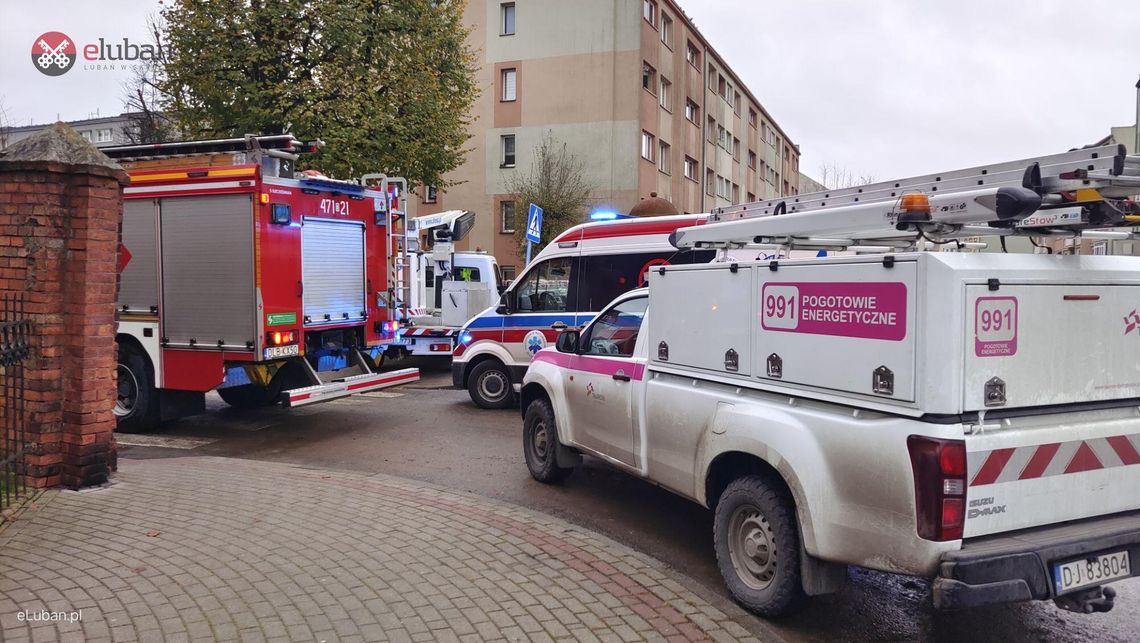 Lubań. Porażenie prądem w trakcie inwentaryzacji ulicznego oświetlenia