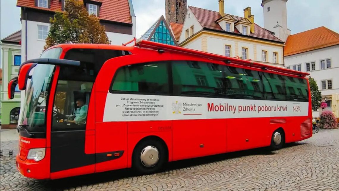 Lubań. Za kilka dni krwiobus zaparkuje przy Galerii Łużyckiej