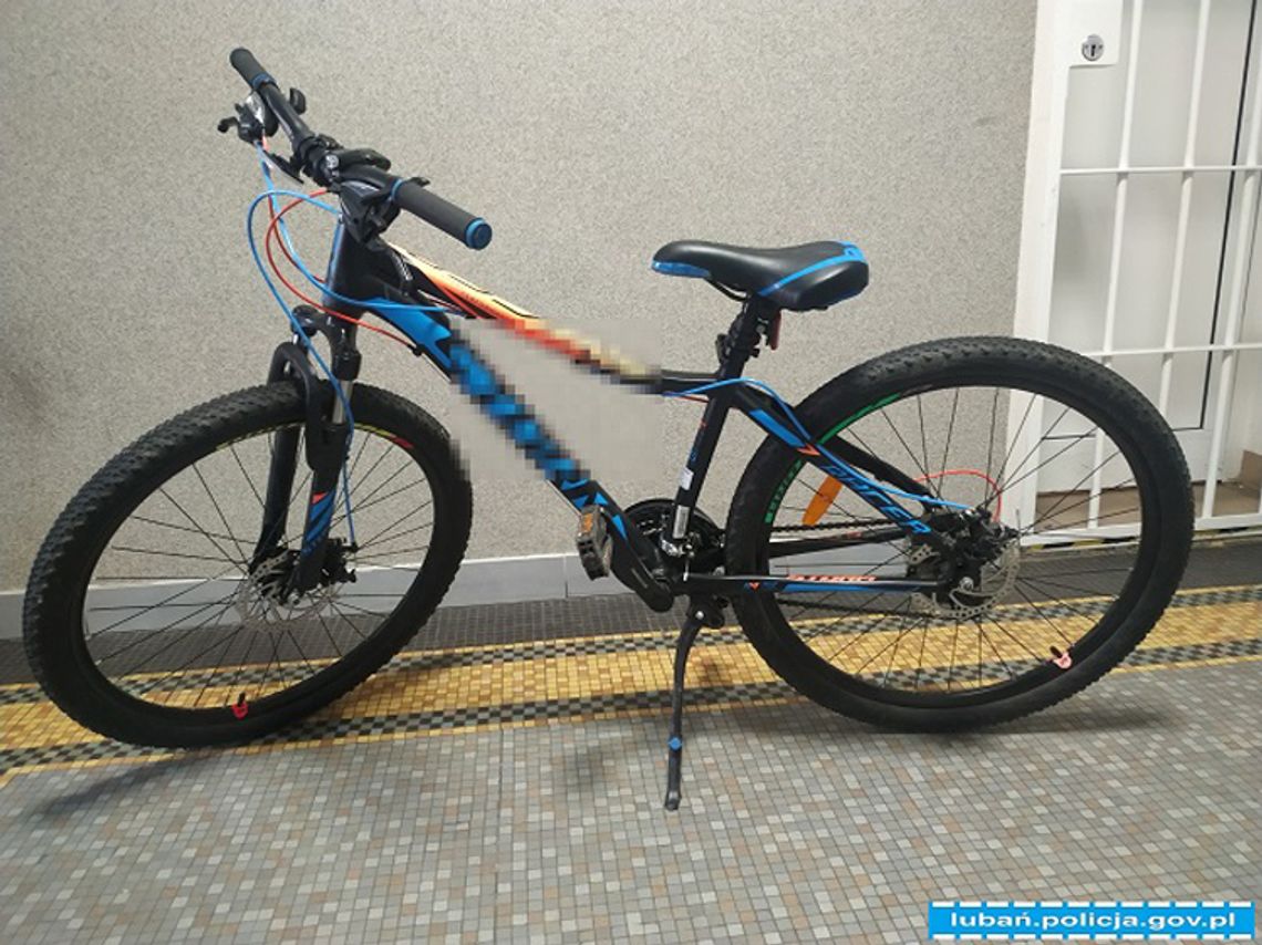Lubańscy policjanci odzyskali rower ukradziony spod szkoły