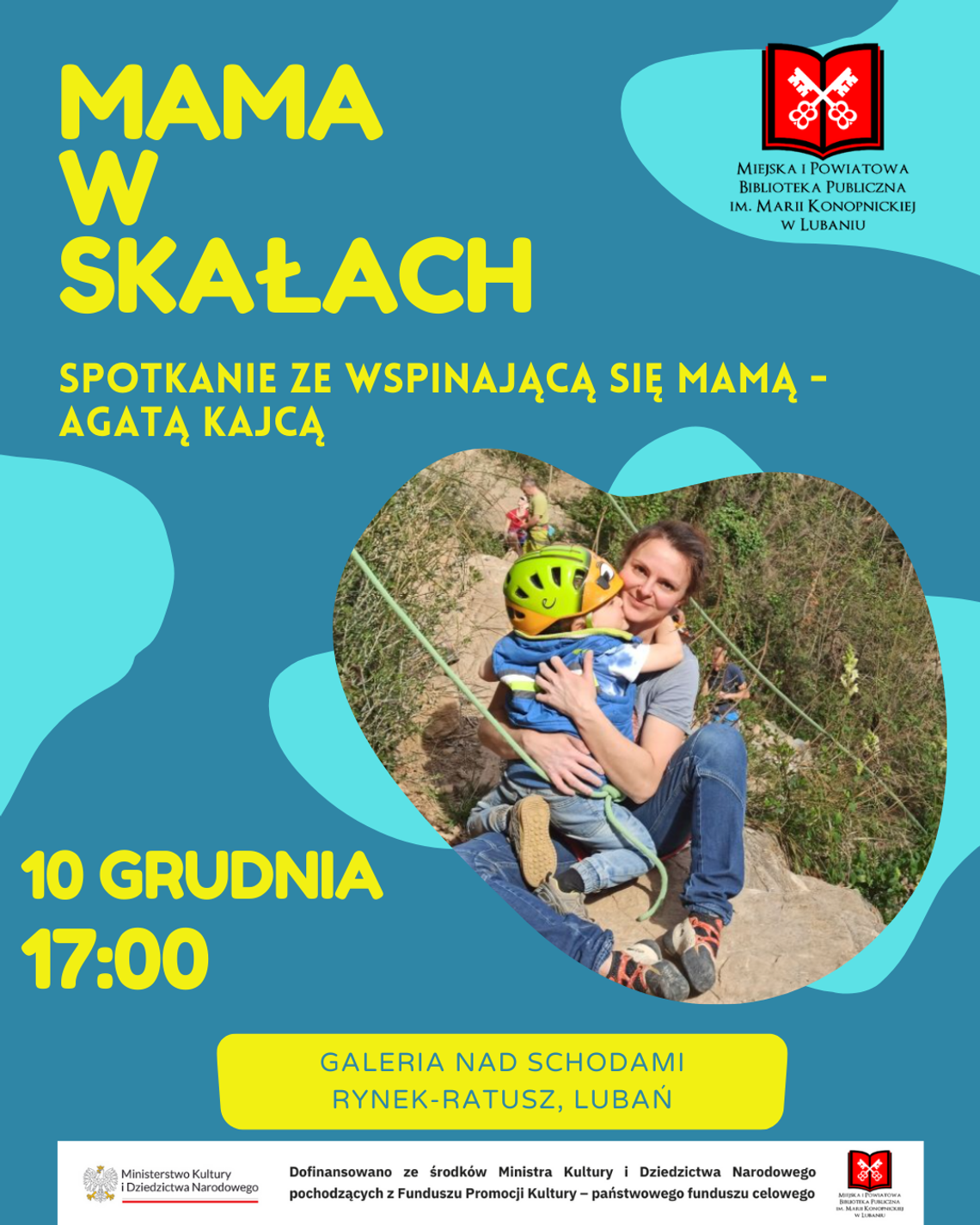 Lubań. Mama w skałach w Bibliotece