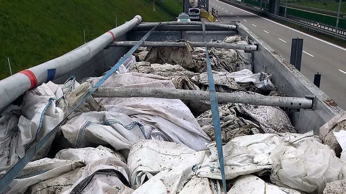 Nielegalny transport 20 ton odpadów w Zgorzelcu