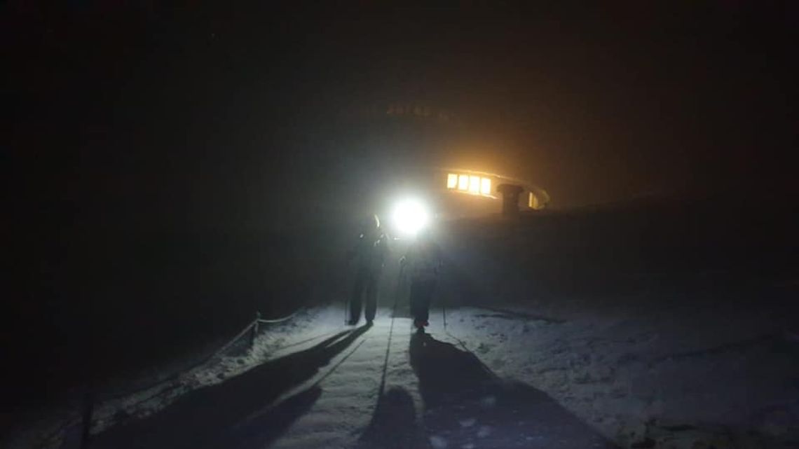 Nocne akcje ratowników GOPR Karkonosze