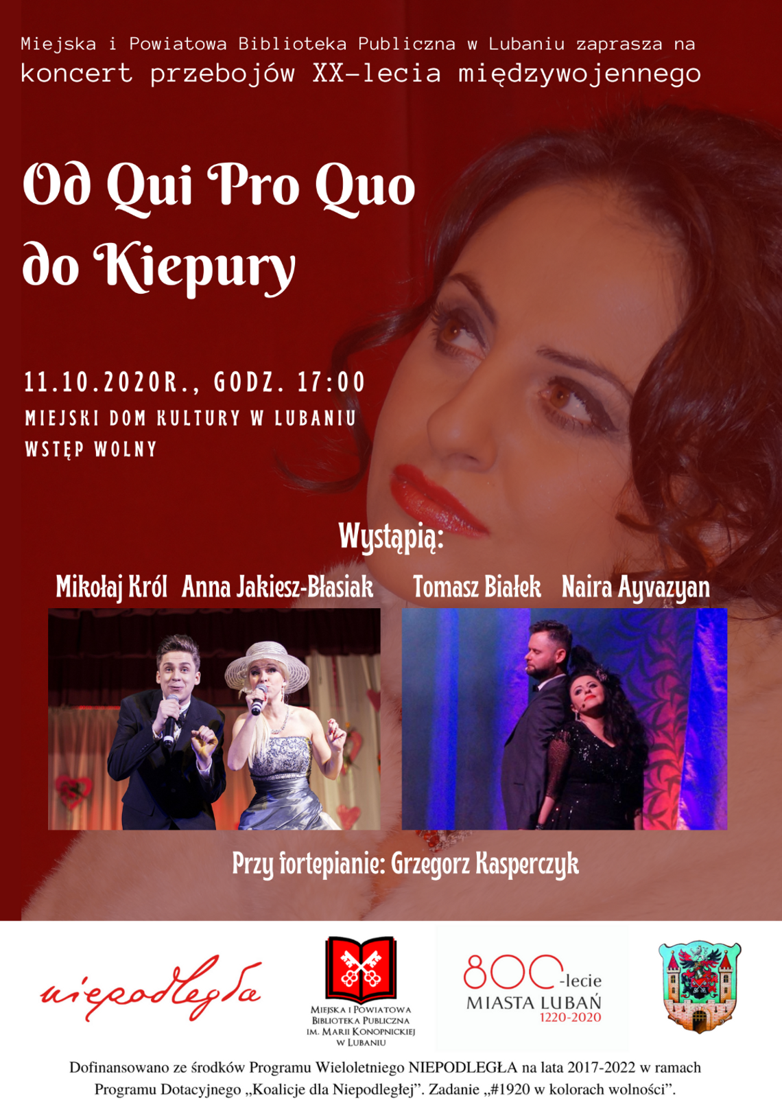 Od Qui Pro Quo do Kiepury - koncert