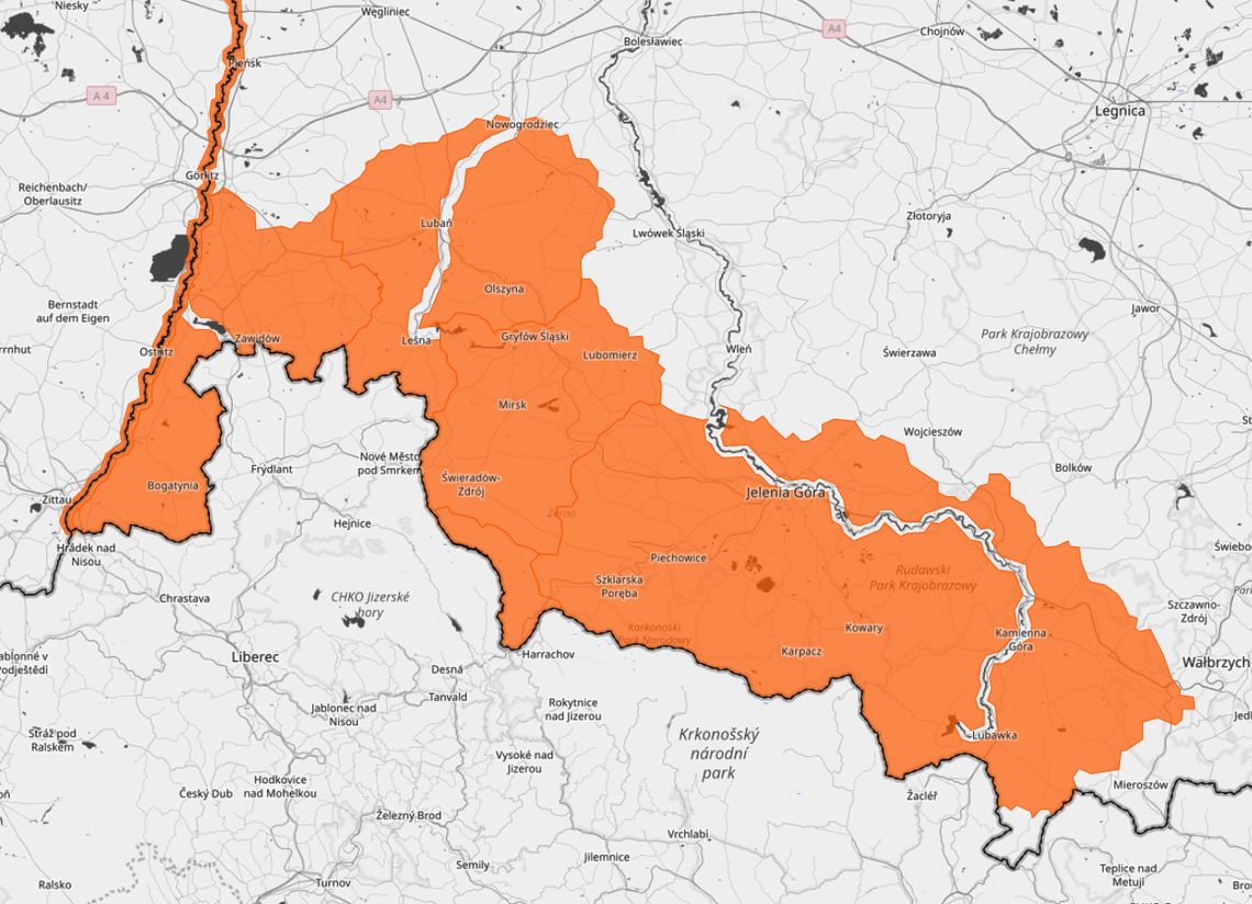 Ostrzeżenie hydrologiczne 2 stopnia dla rzeki Kwisy