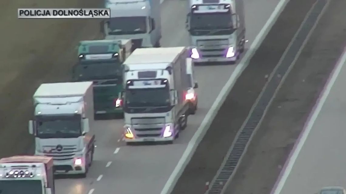 Pijany kierowca ciężarówki jechał zygzakiem po A4. Miał ponad 2,5 promila