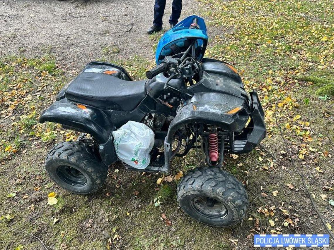 Pijany kierowca quada z dożywotnim zakazem zatrzymany przez policję