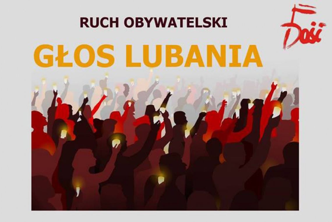 Pikieta Ruchu Obywatelskiego &quot;GŁOS Lubania&quot;