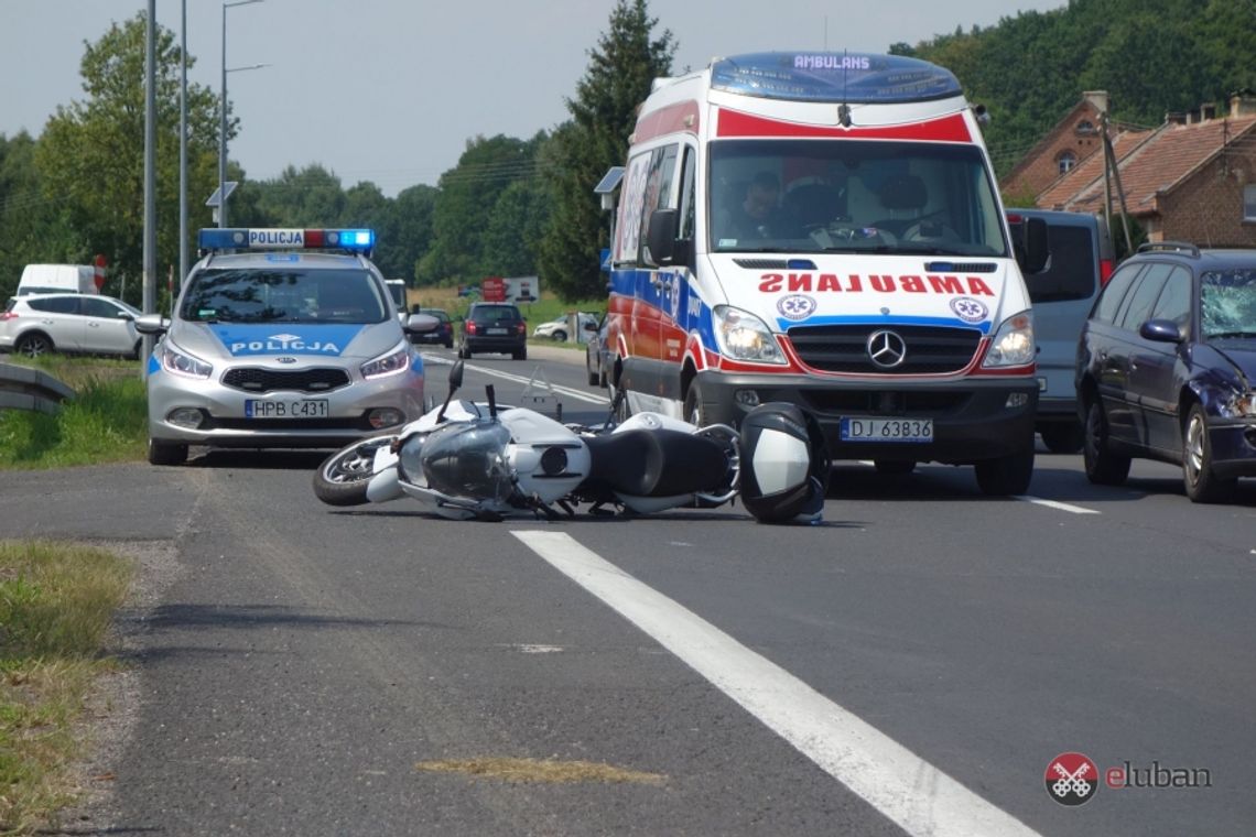 Potrącenie motocyklistów