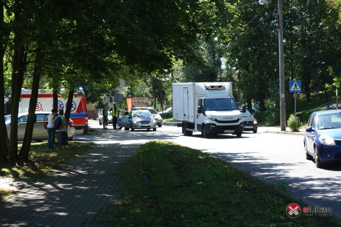 Potrącenie pieszego na ul. Łużyckiej