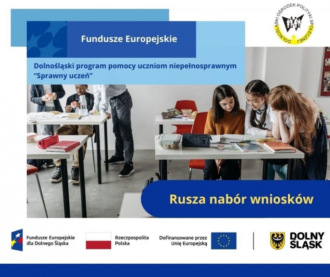 Powiat Lubański. Startuje rekrutacja do programu „Sprawny Uczeń"