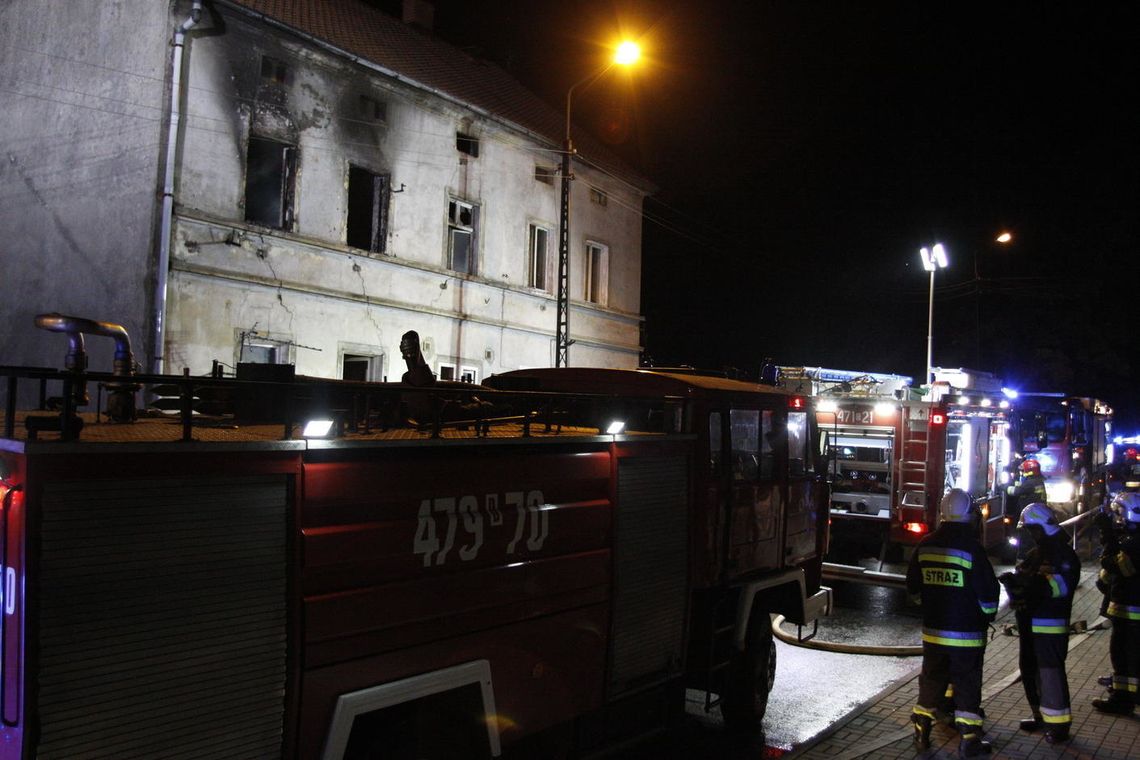Pożar przy ulicy Mickiewicza