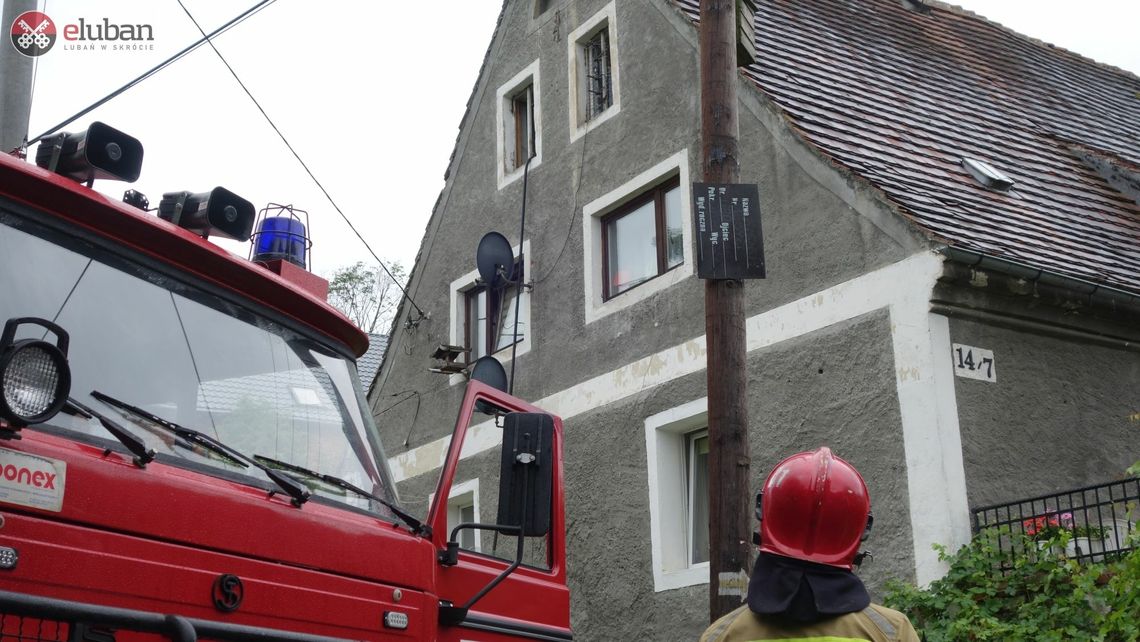 Pożar w budynku mieszkalnym w Grabiszycach