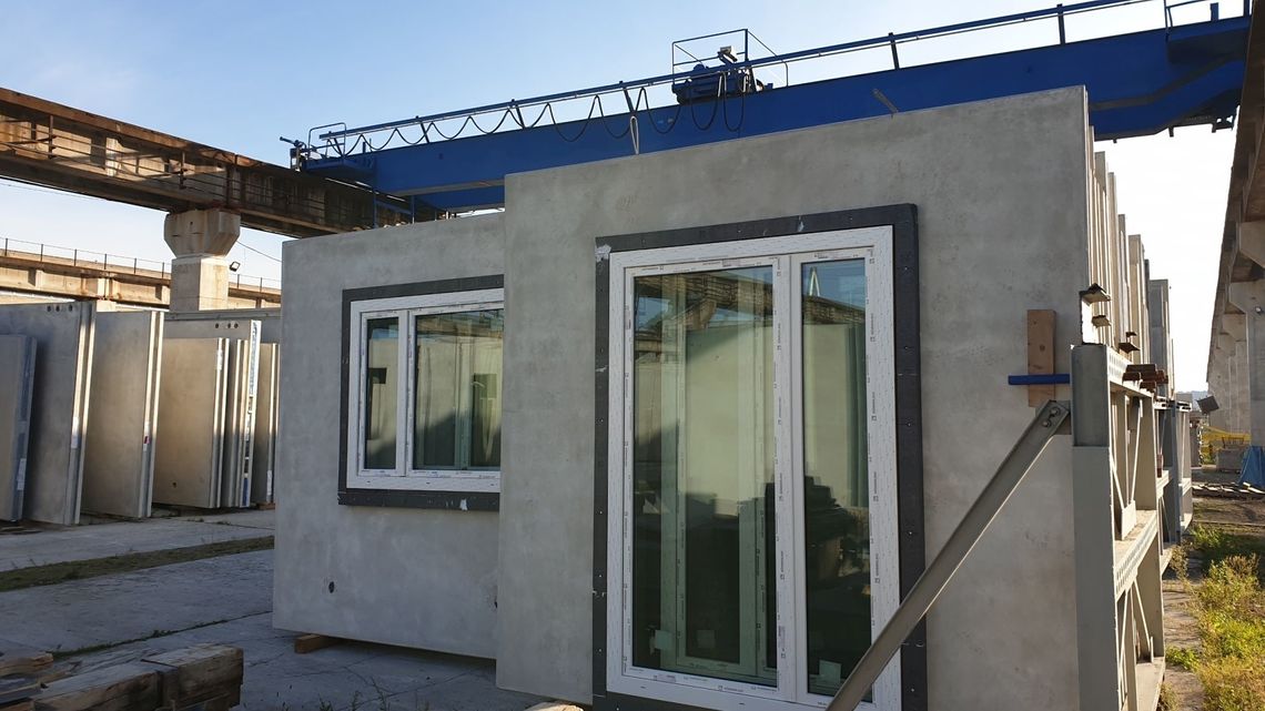 Prefabrykowane modułowe obiekty z betonu