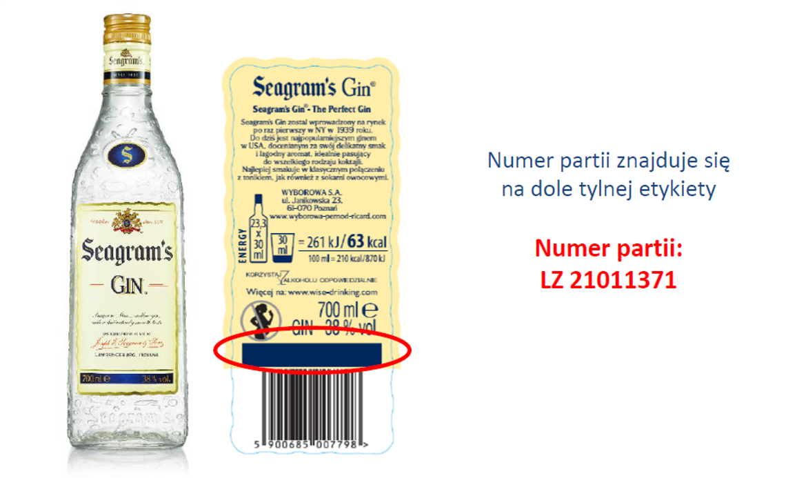 Seagram’s Gin wycofany ze sprzedaży