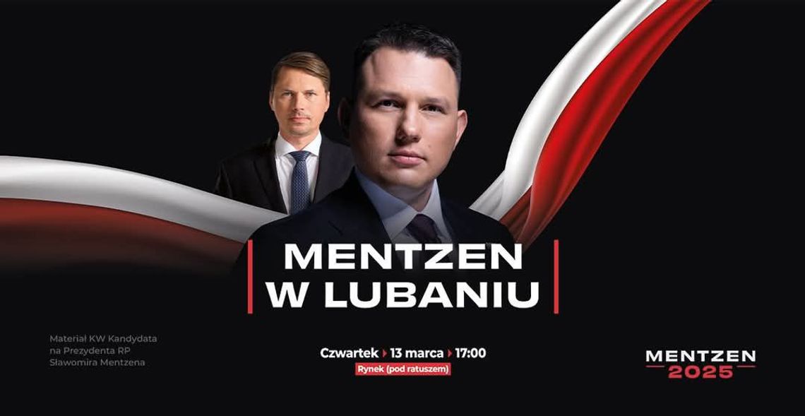 Sławomir Mentzen odwiedzi Lubań w ramach kampanii prezydenckiej