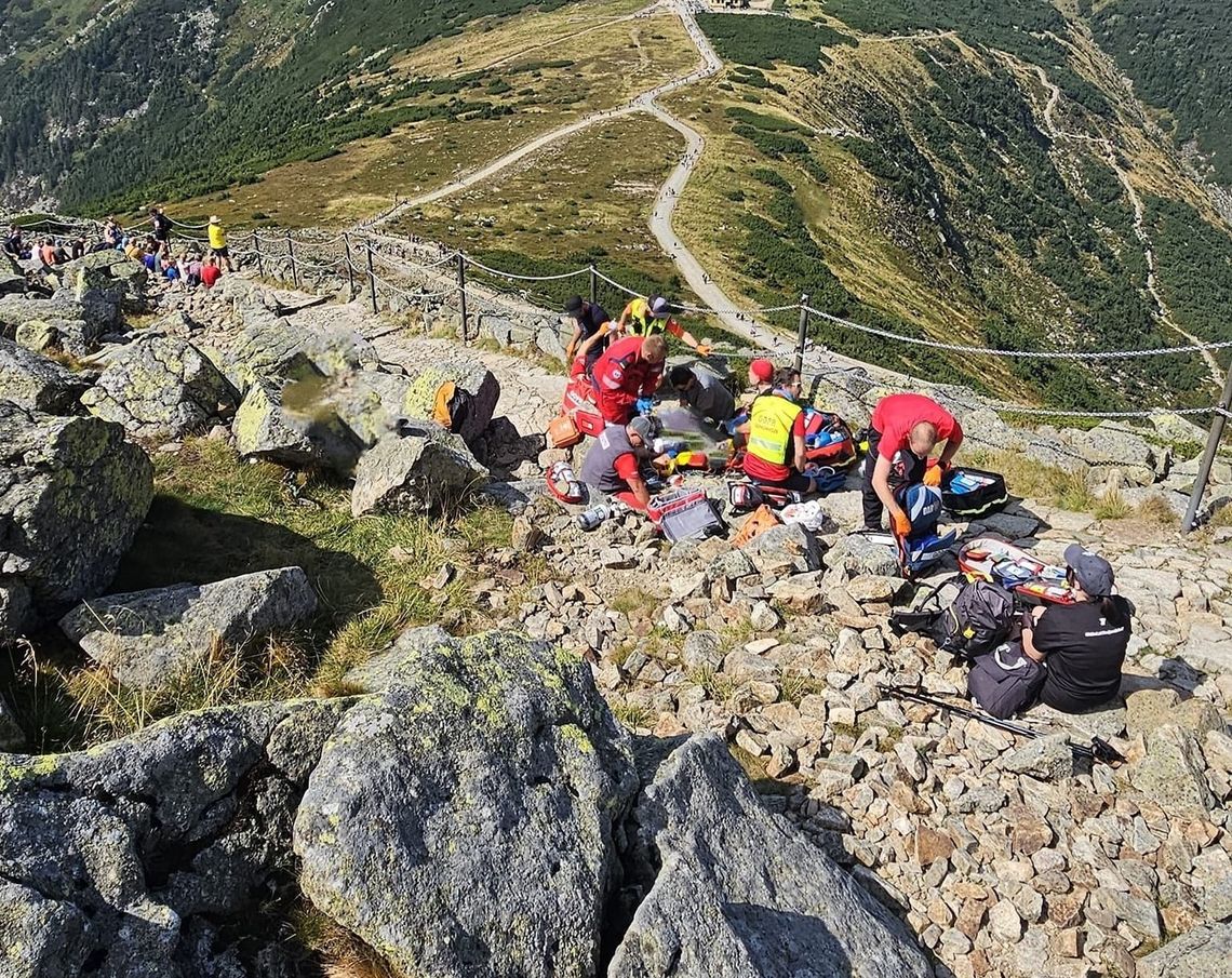 Śmiertelne zatrzymanie krążenia na zakosach na Śnieżkę