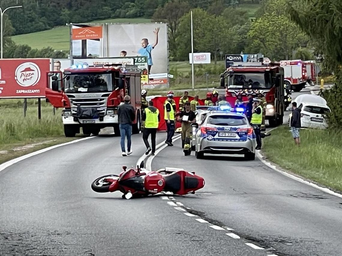 Zginął motocyklista z powiatu lubańskiego