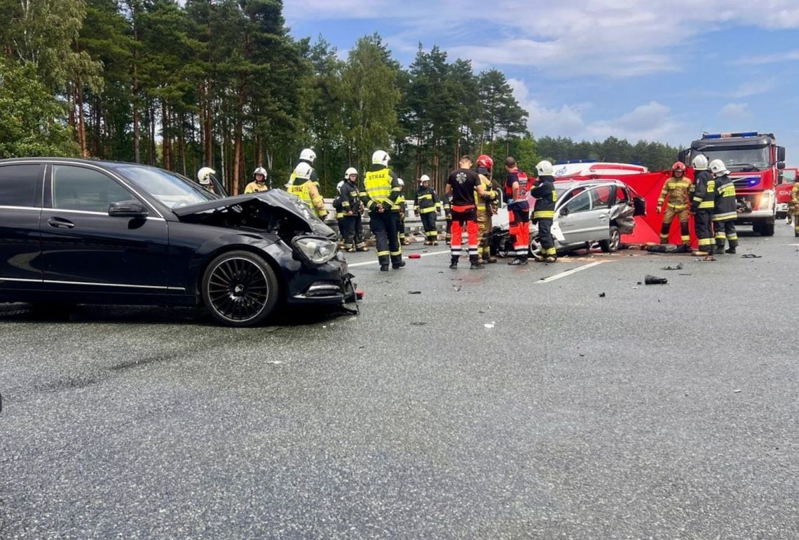 Śmiertelny wypadek na węźle Godzieszów. A4 zablokowana