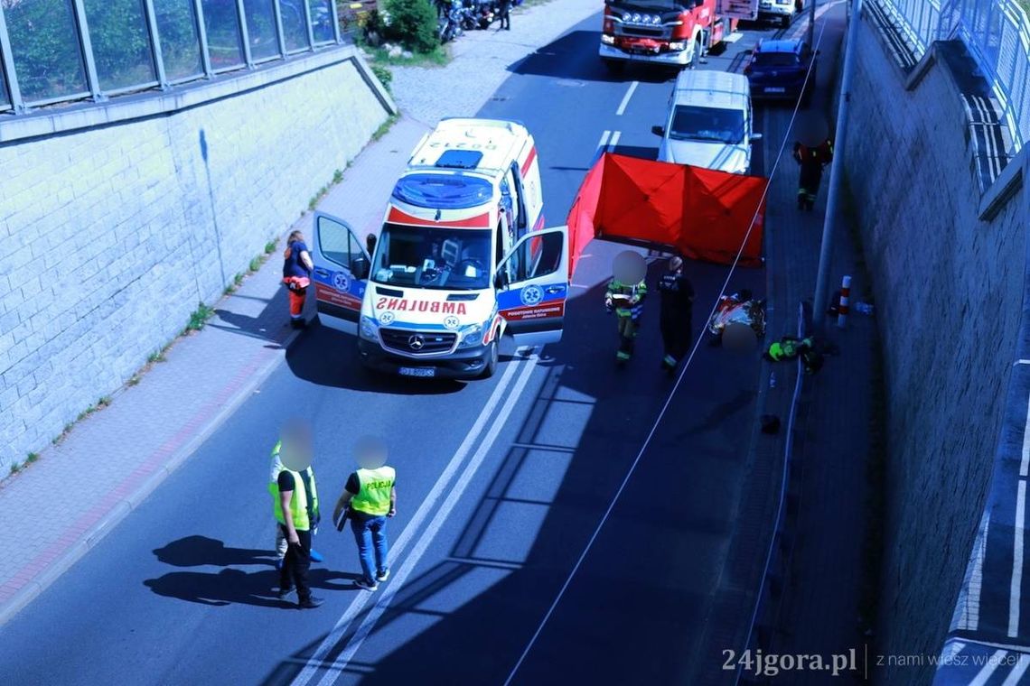 Śmiertelny wypadek w Karpaczu. Zginął motocyklista