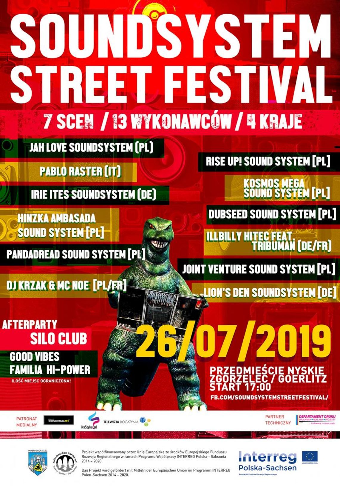 Soundsystem Street Festival Zgorzelec 2019: Program, artyści, termin