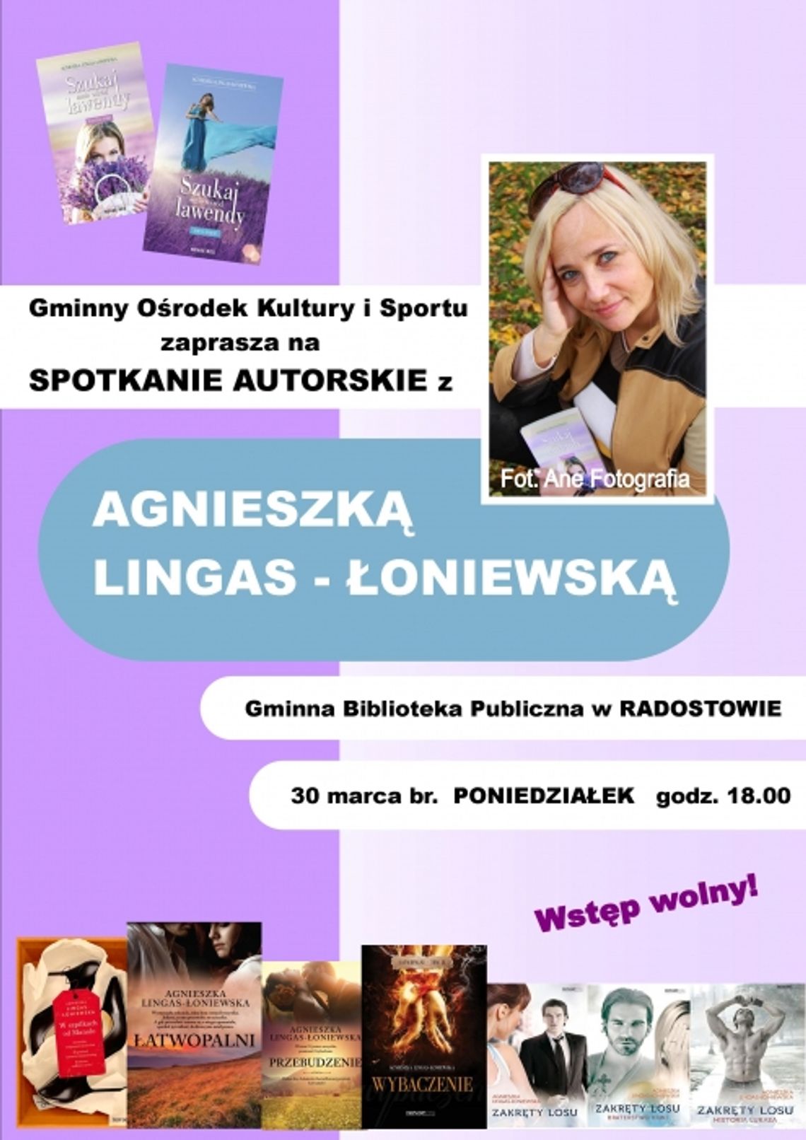 Spotkanie z Agnieszka Lingas-Łoniewską