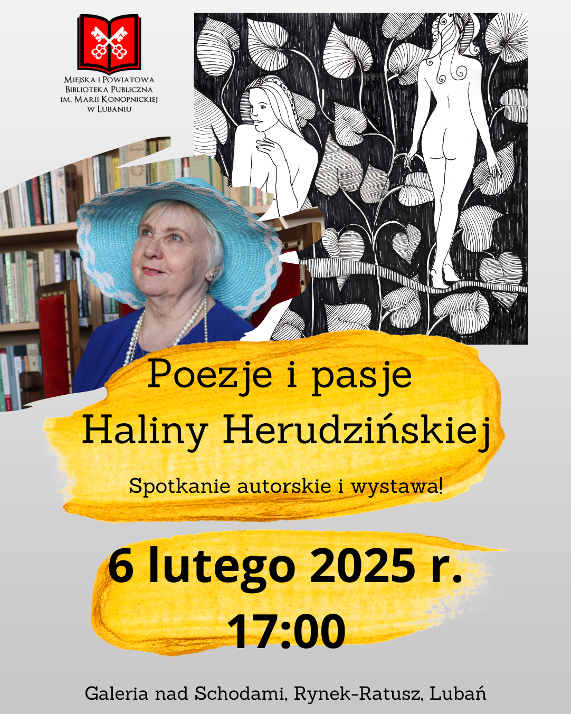 Biblioteka. Spotkanie ze sztuką Haliny Herudzińskiej