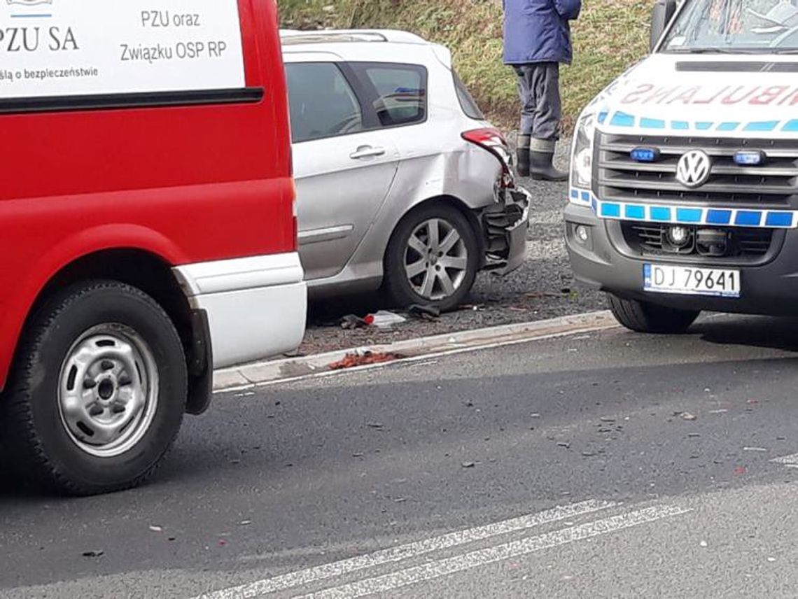 Sprawca kolizji uciekł z miejsca zdarzenia