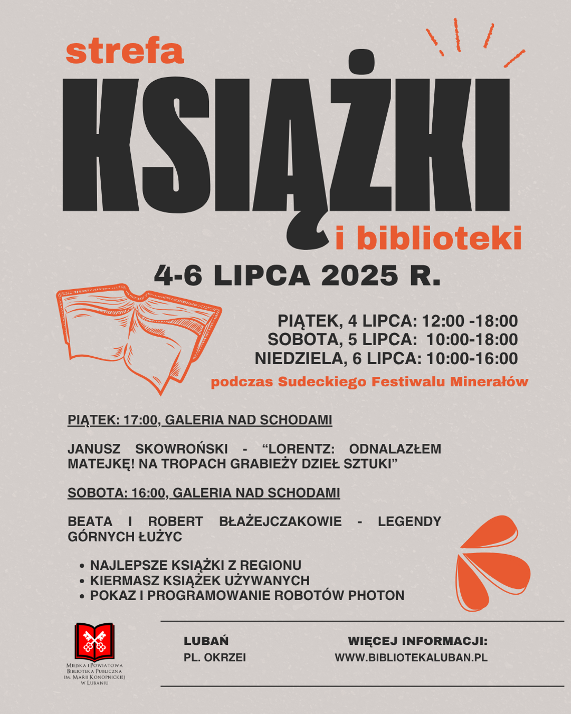 Strefa Książki i Biblioteki na SFM w Lubaniu