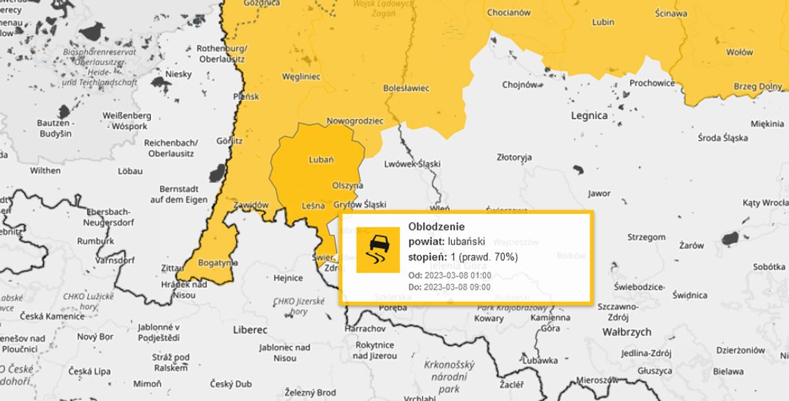 Synoptycy ostrzegają. Uwaga oblodzone drogi i chodniki