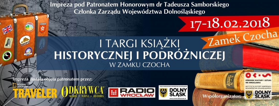 Targi książki historycznej i podróżniczej w Zamku Czocha!