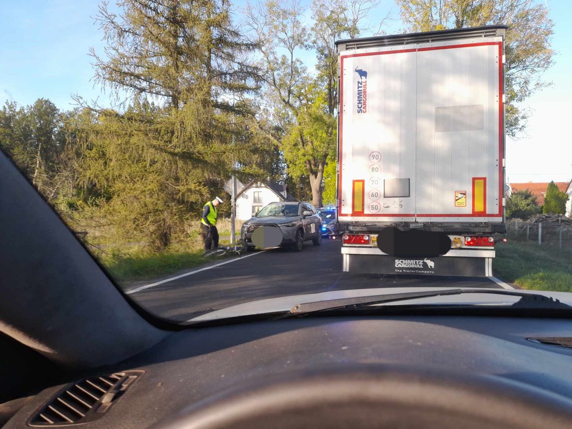 Tragedia na drodze w Zebrzydowej. Nie żyje 63-letni rowerzysta