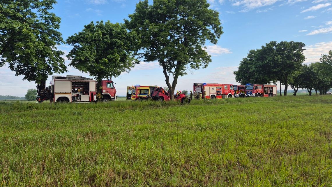 Tragiczny wypadek między Kraśnikiem Dolnym a Bolesławcem. Nie żyje 52-latek